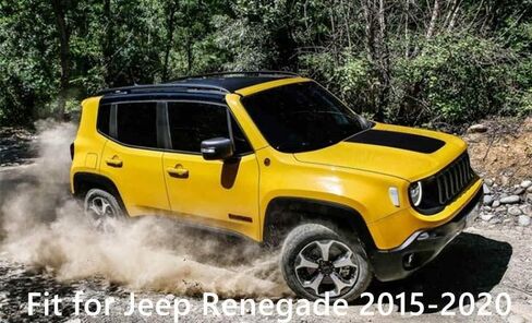 مجموعة اللوحات الطينية لسيارة 2024 Jeep Renegade 2015-2023 واقي الطين الأمامي والخلفي 4 قطع من TOPGRIL in Kuwait