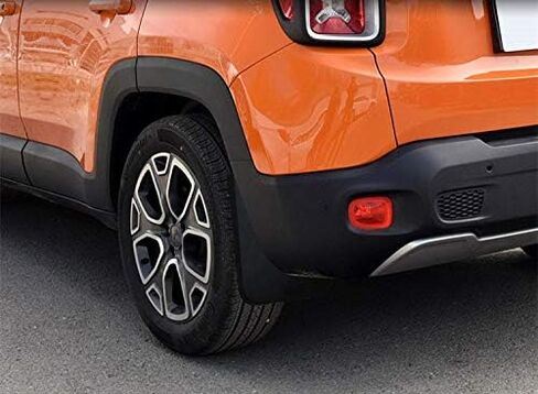 مجموعة اللوحات الطينية لسيارة 2024 Jeep Renegade 2015-2023 واقي الطين الأمامي والخلفي 4 قطع من TOPGRIL in Kuwait