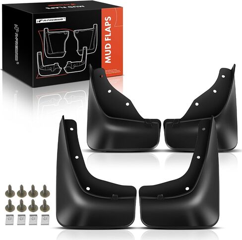 A-Premium Set of 4PCS Mud Flaps Splash Guards Mudguards Mudflaps with Hardware Kits Accessories Compatible with Lincoln MKC, 2015-2019, (Sport Utility), Black Color, Front LH RH and Rear LH RH in Saudi Arabia