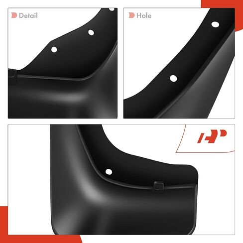 A-Premium Set of 4PCS Mud Flaps Splash Guards Mudguards Mudflaps with Hardware Kits Accessories Compatible with Lincoln MKC, 2015-2019, (Sport Utility), Black Color, Front LH RH and Rear LH RH in Saudi Arabia