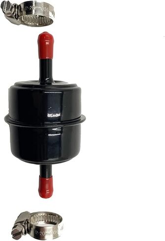 Fuel Filter Metal 5/16" with hose clamps Replacement for Hisun UTV 400,450,500,550,700,750,800,1000,Massimo MSU500 MSU700,Axis,Bennche,Cub Cadet,Coleman,Yardsport in Saudi Arabia