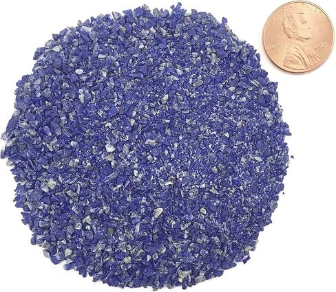 مسحوق طبيعي، لازورد لترصيع الحجر، متوسط، 1/2 أونصة in Kuwait