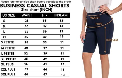 Jenna Rose Women's Regular/Petite/Plus Work Causal Millennium Pull on Bermuda Capris Skimmer in Saudi Arabia