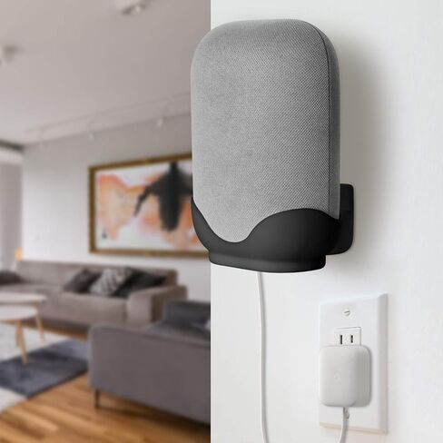 عبوتان من حامل التثبيت على الحائط المتوافق مع مكبر صوت Google Nest الصوتي، مع إدارة سلكية مدمجة سهلة التركيب، حامل ثابت وملحقات حامل مكبر صوت ذكي من Google Nest لتوفير المساحة in Saudi Arabia