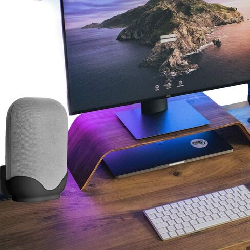 عبوتان من حامل التثبيت على الحائط المتوافق مع مكبر صوت Google Nest الصوتي، مع إدارة سلكية مدمجة سهلة التركيب، حامل ثابت وملحقات حامل مكبر صوت ذكي من Google Nest لتوفير المساحة in Saudi Arabia