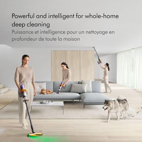 Dyson V15 Detect Cordless Vacuum Cleaner, Yellow/Nickel in Saudi Arabia