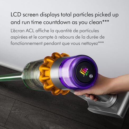 Dyson V15 Detect Cordless Vacuum Cleaner, Yellow/Nickel in Saudi Arabia