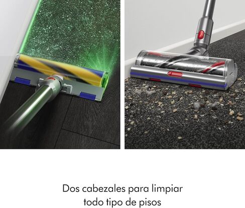 مكنسة كهربائية لاسلكية دايسون V15 ديتكت، أصفر/نيكل in Kuwait