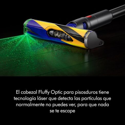 مكنسة كهربائية لاسلكية دايسون V15 ديتكت، أصفر/نيكل in Kuwait