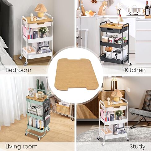 Utility Cart Cover Board, Craft Cart Cover Board, Wooden Cover Board for Utility Cart, Used for Car Cover Replacement and Neat Storage (Utility Cart Not Included) in Kuwait