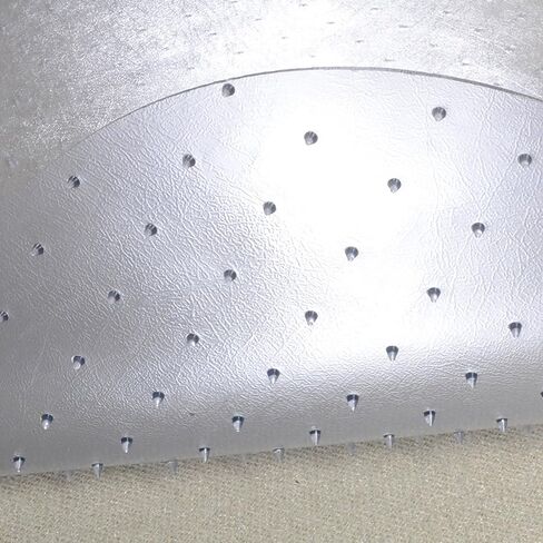 سجادة كرسي مكتب شفافة Evolve Modern Shape مقاس 42 بوصة × 56 بوصة مع شفة للسجاد منخفض الوبر، صُنعت في الولايات المتحدة الأمريكية بواسطة Dimex، خالية من الفثالات (C5D5003G) in Kuwait