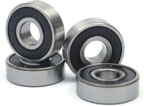 10 PCS 6002-2RS Double Rubber Sealed Deep Groove Ball Bearings 15x32x9mm, Deep Groove Ball Bearing ABCE-3 Pre-Lubricated (6002-2RS, 10) in Saudi Arabia