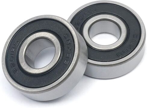 10 PCS 6002-2RS Double Rubber Sealed Deep Groove Ball Bearings 15x32x9mm, Deep Groove Ball Bearing ABCE-3 Pre-Lubricated (6002-2RS, 10) in Saudi Arabia