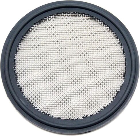 حشية صحية من QiiMii مقاس 4 بوصات (NBR) مع شاشة ستانلس ستيل - ثلاثي المشبك البرسيم (30 شبكة) in Kuwait