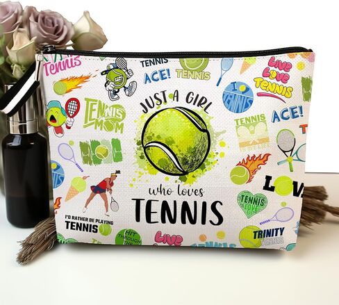 Tennis Accessories for Women,Tennis Gifts Tennis Makeup Bag Inspirational Gifts for Tennis Gifts for Girls,Gifts for Tennis Lovers Players Birthday Gift for Best Friend Sister (Tennis) in Saudi Arabia