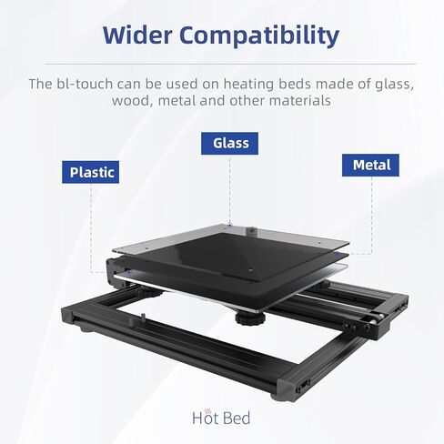 أداة تسوية الطابعة ثلاثية الأبعاد المساعدة GLA10، أداة تسوية سرير الطابعة ثلاثية الأبعاد، أداة تسوية السرير، أداة تسوية سرير الطابعة ثلاثية الأبعاد مناسبة لجميع الأسرّة الساخنة مع صواميل قابلة للتعديل in Kuwait