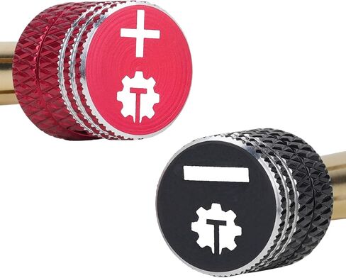 TCRC 2PCS Aluminum Heatsink 5mm Bullet Plug Connectors & Grips for Li-Po and Li-HV Hardcase Power (Red + Black) in Saudi Arabia