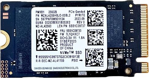 OEM Samsung PM9B1 256GB M.2 PCI-e GEN 4X4 NVME SSD محرك الحالة الصلبة الداخلي 42 مم 2242 عامل الشكل M مفتاح in Kuwait
