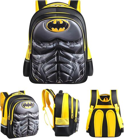Lightweight Waterproof School Backpack for Kids,3D Cartoon Kids Backpack for School Boys Girls Kindergarten Elementary Toddler Backpack(Black) in Saudi Arabia