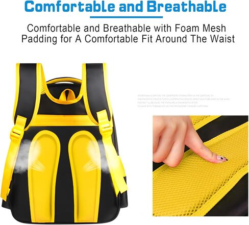 Lightweight Waterproof School Backpack for Kids,3D Cartoon Kids Backpack for School Boys Girls Kindergarten Elementary Toddler Backpack(Black) in Saudi Arabia
