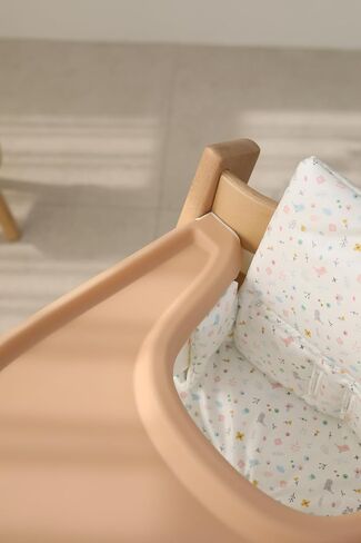 Full Coverage Stokke Tripp Trapp High Chair Placemat | Silicone High Chair Placemat | Lightweight | Dishwasher Safe| Easy to Clean (Butter Cream) in Saudi Arabia