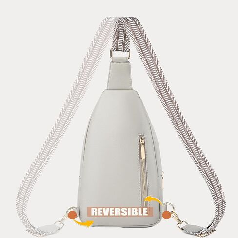 Atelaris Leather Sling Bag for Women,Fashion Crossbody Bags Fanny Packs for Women,Chest Bag for Travel Sport in Saudi Arabia
