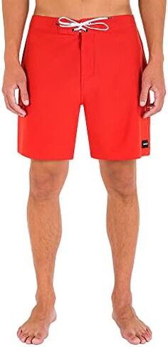 Hurley Phantom One & Only Solid 18" Boardshorts Unity Red 36 in Saudi Arabia