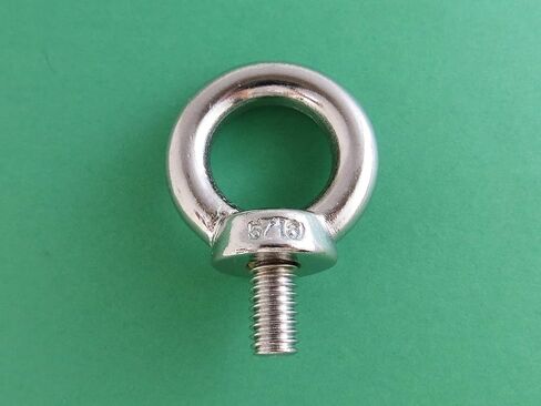 US STAINLESS Stainless Steel 316 Lifting Eye Bolt 5/16" UNC Marine Grade Heavy Duty in Kuwait