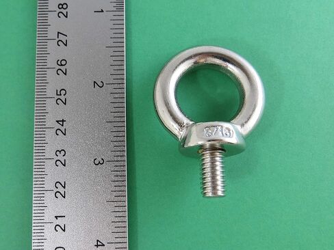 US STAINLESS Stainless Steel 316 Lifting Eye Bolt 5/16" UNC Marine Grade Heavy Duty in Kuwait