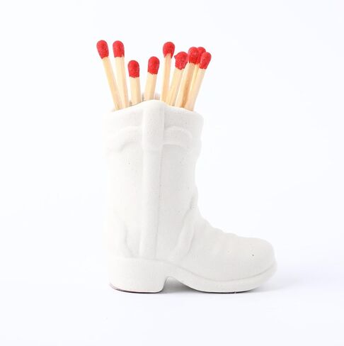 Cowboy Boot Match Holder, Match Holder with Striker, Bathroom Match Holder, Cowboy Boot Decor Cowgirl, Very Cute Addition for Interior Decorations in Saudi Arabia