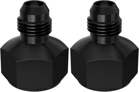 APIELE 8AN Female to 6AN Male Flare Aluminum Black Reducer Adapter (AN8-AN6-2PCS) in Saudi Arabia