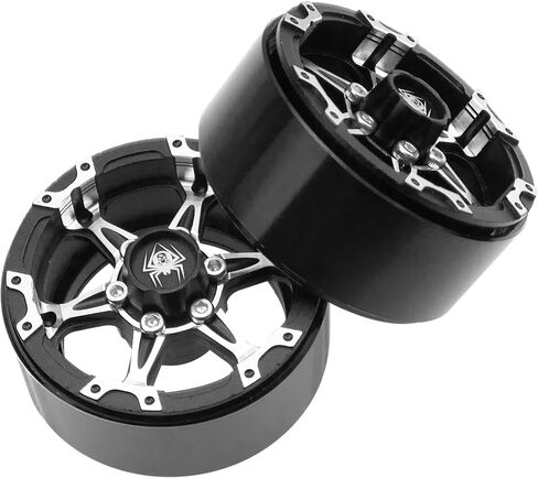 4Pack Vgoohobby 1.9 Metal Beadlock Wheels RC Wheel Rim Set 6-Spoke Compatible with Traxxas TRX4 Axial SCX10 AXI03007 Tamiya CC01 RC4WD D90 D110 TF2 Redcat Gen7 1/10 RC Crawler in Saudi Arabia