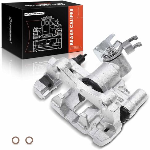 A-Premium Rear Disc Brake Caliper Assembly with Bracket Compatible with Select Mazda Models - Miata 1994-1997, 1999-2005, L4 1.8L - Right Passenger Side in Saudi Arabia
