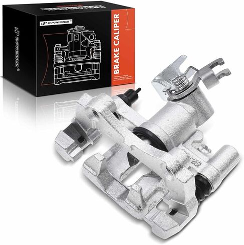 A-Premium Rear Disc Brake Caliper Assembly with Bracket Compatible with Select Mazda Models - Miata 1994-1997, 1999-2005, L4 1.8L - Right Passenger Side in Saudi Arabia