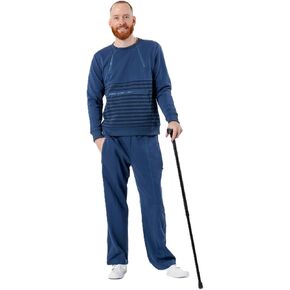 سويت شيرت Spoonie Threads للبالغين بسحاب للوصول إلى منفذ الصدر والبطن والعلاج الكيميائي ومضخات الأنسولين وما بعد الجراحة in Kuwait