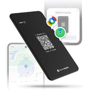 Rolling Square Aircard - جهاز تعقب GPS بحجم بطاقة بلوتوث مع بطاقة عمل NFC/QR Code والعثور على توافق شبكتي - 2.2 مم فائق النحافة in Kuwait
