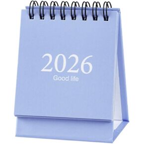 Mini Desk Calendar, 2026 Portable Desktop Small Calendar with Sticker Flip Over Standing Desk Calendar for Office School Desktop Decoration (Black) in Saudi Arabia