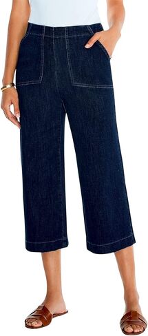 NIC+ZOE Women's Petite All Day Wide-Leg Crop Jean in Saudi Arabia