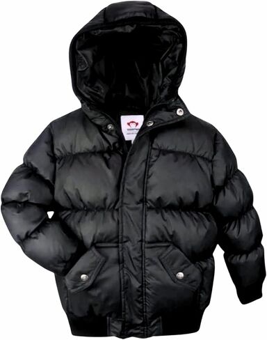 Appaman Kids Boy's Down Insulated Puffy Coat (Toddler/Little Kids/Big Kids) Black 10 Big Kid in Saudi Arabia
