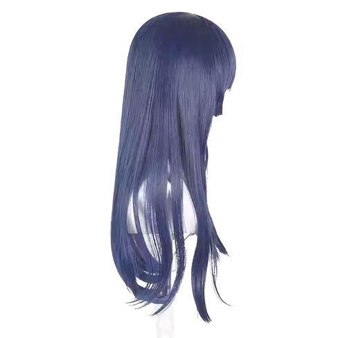 Cosplay Long Curly Purple Pony Costume Wig with Bangs Dark Purple Anime Cosplay Wigs for Women Halloween Party (Curly) in Saudi Arabia