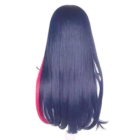 Cosplay Long Curly Purple Pony Costume Wig with Bangs Dark Purple Anime Cosplay Wigs for Women Halloween Party (Curly) in Saudi Arabia