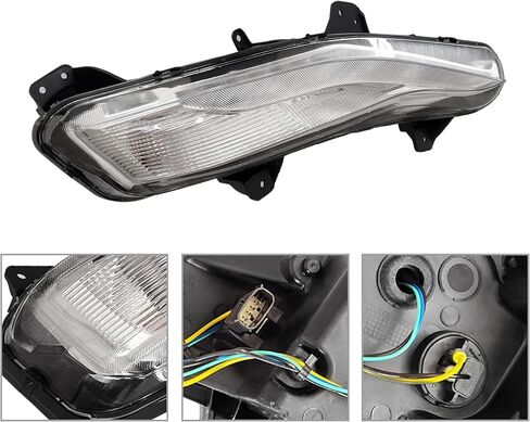 PartsFlow الجبهة LED الضباب الخفيف الجانب الأيسر للسائق ل 2019 2020 2021 2022 شيفروليه ماليبو 84575550 in Saudi Arabia