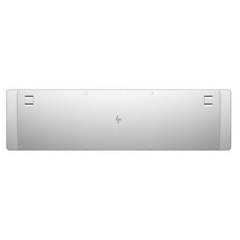 لوحة مفاتيح HP 970 لاسلكية قابلة للبرمجة (فضي) - بلوتوث واتصال لاسلكي متعدد الأجهزة بسرعة 2.4 جيجا هرتز - بطارية قابلة لإعادة الشحن USB-C - 24 مفتاحًا قابلاً للبرمجة - تعمل مع Windows وMacOS (3Z729AA#ABA) in Kuwait