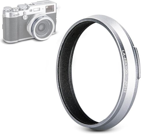 49mm Metal Lens Filter Adapter Ring for Fujifilm Fuji X100V X100F X100T X100S X100 X70 Camera & Wide Conversion Lens WCL-X100 II Installing UV CPL ND Filter Lens Cap Replace Fujifilm AR-X100 Black in Saudi Arabia