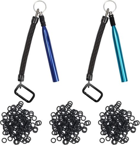 أدوات Wacky Rig قطعتان مع 320 قطعة من الحلقات O Wacky، أدوات دودة Wacky من Luxiv لصيد الأسماك، مجموعة أدوات صيد السمك، أداة لصيد الأسماك، أدوات الطعوم مع سلسلة مفاتيح in Saudi Arabia