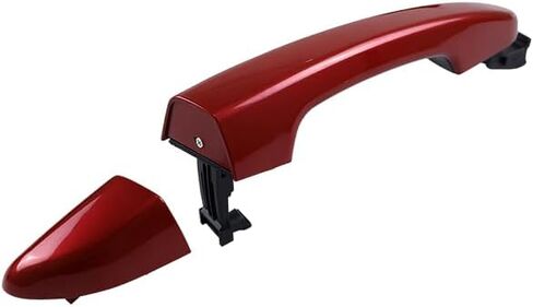 Red Exterior Door Handle Compatible with Hyundai Sonata 2015-2019 (Front Left) in Saudi Arabia