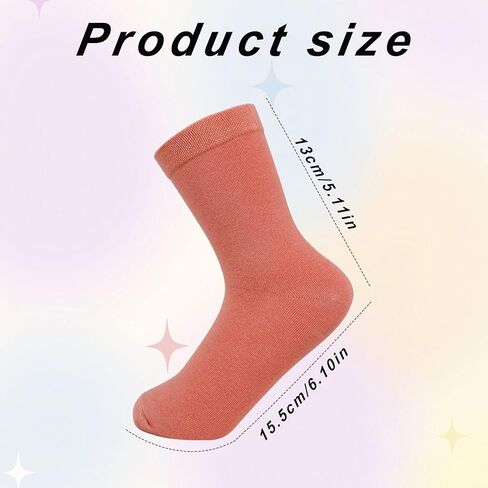 5 Pairs Women's Mid Crew Socks, Comfortable Soft Stretch Casual Half Crew Socks, Versatile Neutral Tones for Daily Wear in Saudi Arabia