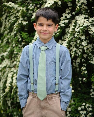 Children's Kids Boys Vintage Braces Suspenders Set in Saudi Arabia