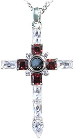 Cross Necklace with Lord' s Prayer and Praying Hands Pendant in Kuwait