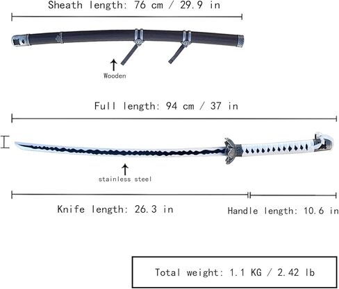 40 inches Metal Red Mortal Blade Wolf Katana, Stainless Steel,Cosplay Replica Sword for Role Playing and Collecting in Kuwait